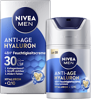 Anti Age Feuchtigkeitscreme Hyaluron LSF 30 NIVEA MEN