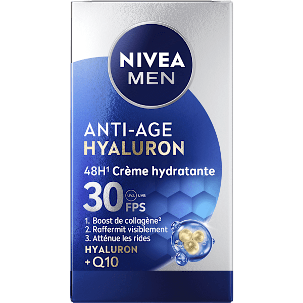 Anti Age Feuchtigkeitscreme Hyaluron LSF 30 NIVEA MEN