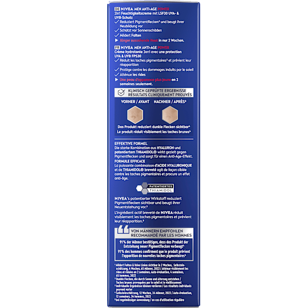 Anti Age Feuchtigkeitscreme Power 2in1 LSF 30 NIVEA MEN