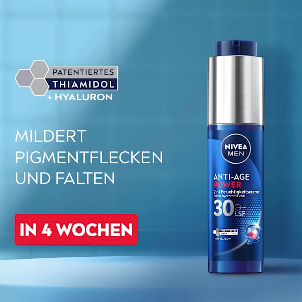 Anti Age Feuchtigkeitscreme Power 2in1 LSF 30 NIVEA MEN