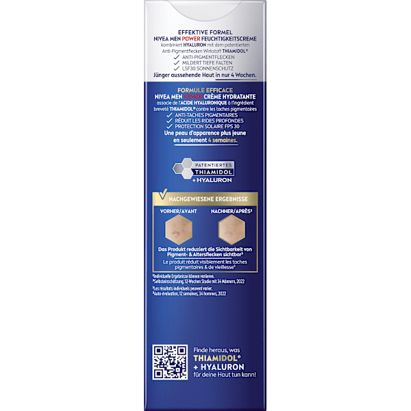 Anti Age Feuchtigkeitscreme Power LSF 30 NIVEA MEN