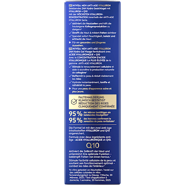 Anti Age Hyaluron 24H Hydro Gel NIVEA MEN