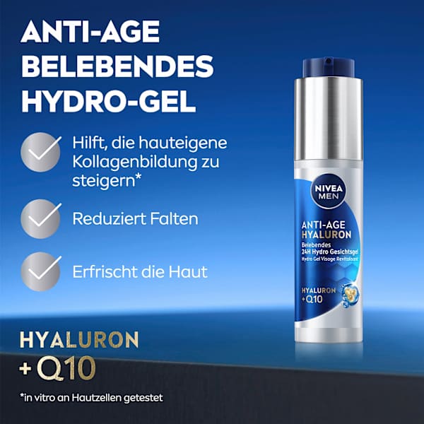 Anti Age Hyaluron 24H Hydro Gel NIVEA MEN