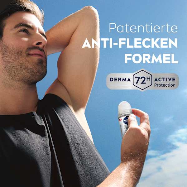 Antitranspirant Deo Roll-on Black & White Invisible Original NIVEA MEN