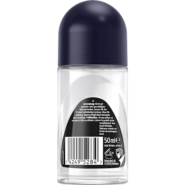 Antitranspirant Deo Roll-on Black & White Invisible Original NIVEA MEN