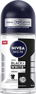 Antitranspirant Deo Roll-on Black & White Invisible Original NIVEA MEN
