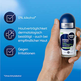 Antitranspirant Deo Roll-on Derma Control Sensitive NIVEA MEN