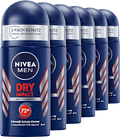 Antitranspirant Deo Roll-on Dry Impact, Vorteilspack (6x50 ml) NIVEA MEN