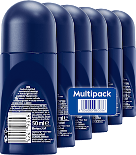Antitranspirant Deo Roll-on Dry Impact, Vorteilspack (6x50 ml) NIVEA MEN