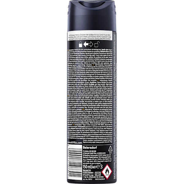 Antitranspirant Deospray Black & White Invisible Epic Night NIVEA MEN