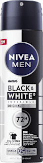 Antitranspirant Deospray Black & White Invisible Original NIVEA MEN