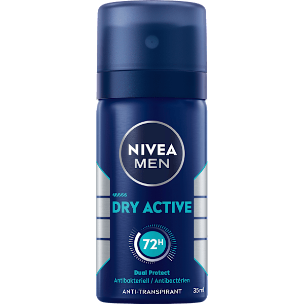 Antitranspirant Deospray Dry Active, Reisegröße NIVEA MEN