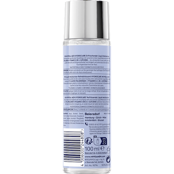 Liquid Moisturiser Hydro Care NIVEA MEN