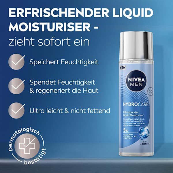 Liquid Moisturiser Hydro Care NIVEA MEN