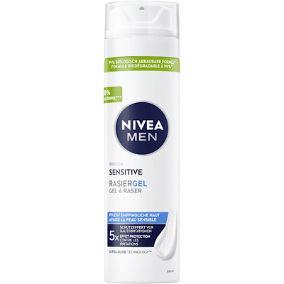 NIVEA MEN Sensitive shaving gel, 200 ml