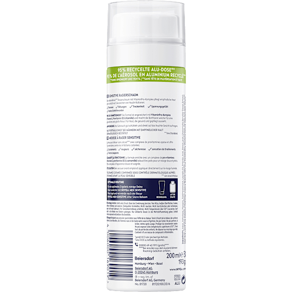 Rasierschaum, sensitive NIVEA MEN
