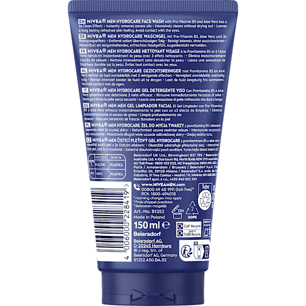 Waschgel Hydrocare XXL NIVEA MEN