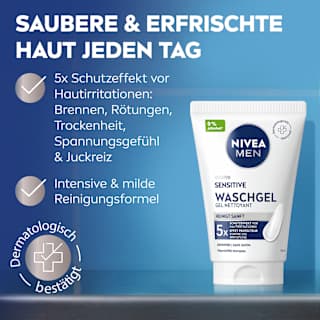 Waschgel sensitive NIVEA MEN