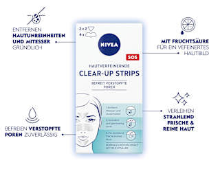 Nosestrips Clear-Up hautverfeinernd  NIVEA
