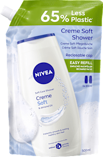 Pflegedusche Creme Soft & Almond Oil Nachfüllpack NIVEA