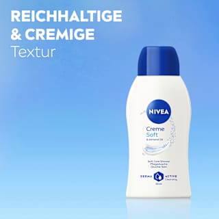 Pflegedusche Creme Soft & Almond Oil, Reisegröße NIVEA