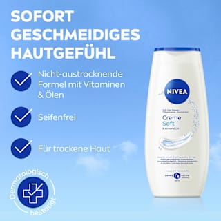 Pflegedusche Creme Soft & Almond Oil NIVEA