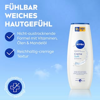 Pflegedusche Creme Soft & Almond Oil NIVEA