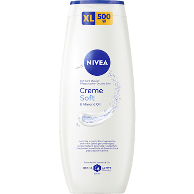 NIVEA Nourishing Shower Cream Soft & Almond Oil, 500 ml