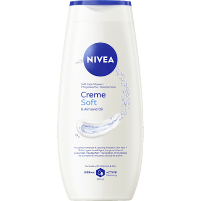 NIVEA Nourishing Shower Cream Soft & Almond Oil, 250 ml