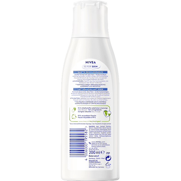 Reinigungsmilch sanft NIVEA