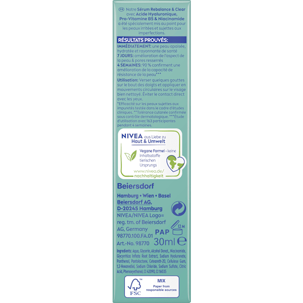 Serum Derma Skin Clear Rebalance & Clear NIVEA