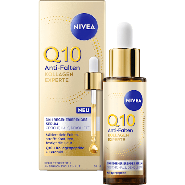 Serum Q10 Anti Falten Kollagen Experte 3in1 regenerierend NIVEA