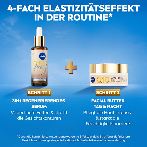 Serum Q10 Anti Falten Kollagen Experte 3in1 regenerierend NIVEA