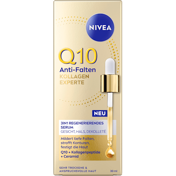 Serum Q10 Anti Falten Kollagen Experte 3in1 regenerierend NIVEA