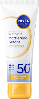 Sonnenfluid Gesicht mattierend & getönt, LSF 50+ NIVEA SUN