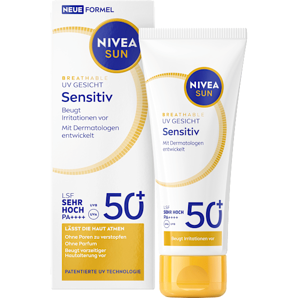 Sonnenfluid Gesicht sensitiv, LSF 50+ NIVEA SUN