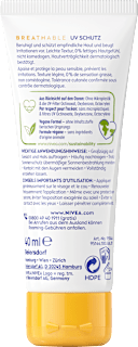 Sonnenfluid Gesicht sensitiv, LSF 50+ NIVEA SUN