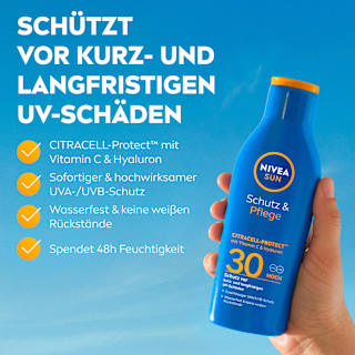 Sonnenmilch Schutz & Pflege LSF 30 NIVEA SUN