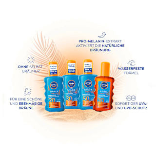 Sonnenspray Schutz & Bräune LSF 50 NIVEA SUN