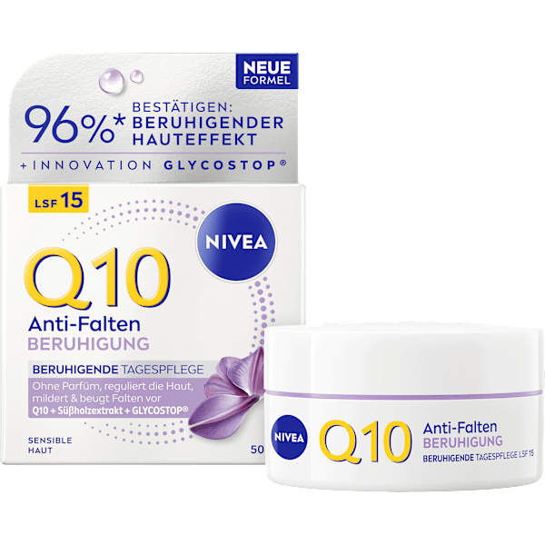 Tagescreme Q10  Anti-Falten Sensitiv NIVEA