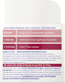 Tagescreme Vital Anti-Falten Intensiv Plus LSF15 NIVEA