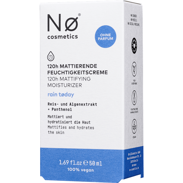 Feuchtigkeitscreme 120h mattierend NØ cosmetics