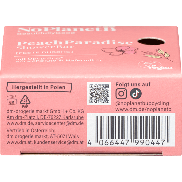 Festes Duschgel Peach Paradise No Planet B