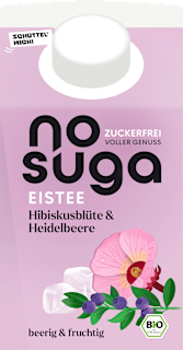 Eistee, Hibiskusblüte & Heidelbeere  nosuga