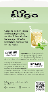 Eistee, Holunderblüte & Melisse nosuga