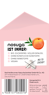 Eistee, Pfirsich & Schwarztee nosuga
