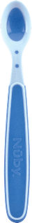 Babylöffel Soft Sensitive Flex für Brei, blau Nûby