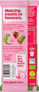 Schokolade Matcha Strawberry nucao
