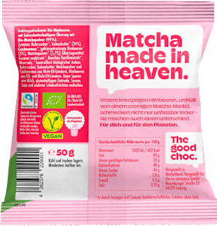 Trockenfrüchte Matcha Crunchy Raspberries nucao