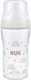 Babyflasche aus Glas Perfect Match weiß, ab 3 Monate, 230 ml NUK